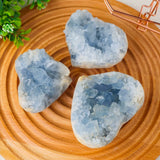 Natural Blue Cave Original Stone Ornament Wishing Make a Wish Home Decoration