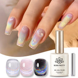 15ml Chamelon Gel Nail Polish Aurora Glitter Cat Magnetic Effect Varnish Soak Off UV Gel For Manicure DIY Salon