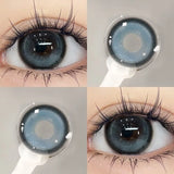 1Pair Color Contact Lens Blue Pupils High Quality Cosmetic Gray  Green Degrees Lenses Makeup Brown Eye