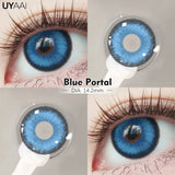 1 Pair Fashion Lenses Colored Contact Lenses for Eyes Beauty Green Eyes Lenses Natural  Brown Lens Grey Lens