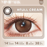 Coloured Contact Lenses – Nude Cream Tones  Suitable for bare faces and light make-up; versatile for the daily commute