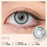 Colored Contact Lenses Lalens Viva Brown Blue Glacier Black Green Color Contacts Eye Lens Eyes Half Year 2Pcs