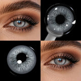 Crush Brown Color Contact Lenses 14.5mm Small Pupil Yearly Use Korea Design for Daily Makeup