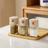 Quantitative Spice Jar Sealed Moisture-proof Salt and Pepper Shakers Push-type Kitchen Spice Jar Kitchen Accessories