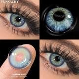 Fashion Color Contact Lenses for Eyes 1 Pair Korean Soft Natural Lenses Gray Pupils Eye Makeup Contacts Blue Brown Lens