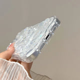 3D Cute Butterfly Pearl Phone Case For iPhone 16 15 14 13 12 11 Pro Max X XS XR Soft TPU Shockproof Back Cover