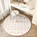 Round Carpet for Bedroom Cute Cartoon Bedside Rug Large Area Home Decoration IG Minimalism Cloakroom Mat ковер Tapis Tapete