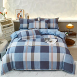 Ikeehome  new cotton printing four-piece quilt cover student dormitory single bed sheet bedding three-piece set