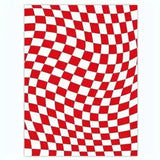 Purple Carpet for Living Room Modern Simplicity Checkerboard Bedroom Bedside Rug Large Area Study Dressing Table Mat Tapete