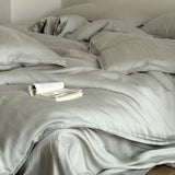 600TC Washed Lyocell Soft Bedding Set Single Double Queen King Size Duvet Cover Set Bed Sheet/Fitted Sheet Pillowcases 3/4Pcs