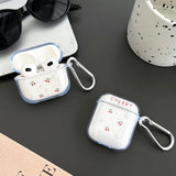 Transparet Cherry Smile Silicone Case For AirPods 4 2024 Earphone Cover for Apple Airpod Pro 1 2 3 4th Gen Protective Case Hook