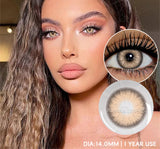 Black Colored Contact Lenses for Eyes 1 Pair Contact Lenses Natural Beauty Color Lens Eyes Yearly Use Fashion Lenses