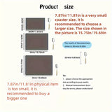 Coffee Machine Absorb Water Pad Tabletop Tableware Drying Mat Diatom Mud Kitchen Anti Slip Countertop Mat Tableware Drain Pad