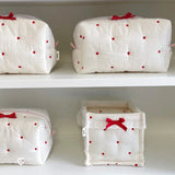 Original Korean Imported Quilted Storage Basket Desktop Good Item Storage Cute Storage Frame