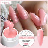 20ml Nude Pink Nail Extension Gel – UV/LED Soak-Off Builder Gel for Professional French Manicure