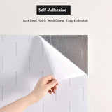 12pcs Imitation Marble Wall Stickers Self-adhesive Floor Stickers Waterproof Bathroom living Room Decoration Decals 30*30cm