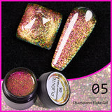 7.5ML Green Crystal Cat Magnetic Gel Nail Polish Shiny Green Glitter Cat Eye Gel For Manicure Soak Off UV Nail Art Varnish