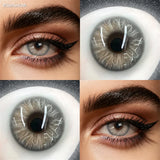 Colored Contact Lenses Lalens Van Gray Iris Brown Blue Green Color Contacts Eye Lens Eyes Half Year 2Pcs