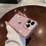 Luxury Bling Glitter Transparent Phone Case For iPhone 17 Air 16 Pro Max 15 14 13 12 11 XS XR 7 8 Plus 16e Shockproof Soft Cover