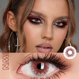 Contact Lenses 2PCS Colored Contact Lenses Cosplay Red Lenses 1Year Fashion Color Beauty Lenses Party Cute Eye Lens