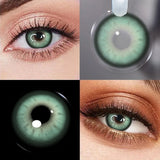 Birkin Brown Natural Colored Contact Lenses Half-Yearly Use Soft Eye Beauty Lens for Daily Makeup Cosmetic Contacts