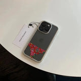 Funny Leopard Prints Panties Clear Phone Case for iPhone 15 14 13 16 12 Pro Max INS Creative Y2K Shockproof Back Cover