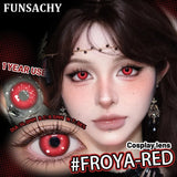 2PCS New Cosplay Colored Contact Lenses Halloween Contact Lenses Role Playing Beauty Makeup Products Enlarge Eyes Lens