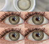 1 Pair New Contact Lenses for Eyes Fashion Blue Colored Eye Contacts Natural Brown Lenses Gray Pupils Yearly Lens
