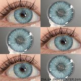 1Pair Gray Colorcon Contact Lenses for Eyes Beautiful Lenses Cosmetic Brown Pupils Blue Lens Green Eyes Contacts Yearly