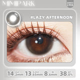 2pcs Half-Yearly Colored Contacts Big Diameter High Moisture Soft Lenses for Women Cosplay Halloween