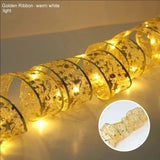 Blue Artificial Flowers Christmas Tree Decoration Glitter Star Light Berries Snowflakes Bow for Home Decor New Year Ornaments