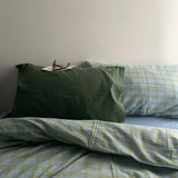 Waed Cotton Bedding Set Havana New Sle Pure Cotton Plaid Four-Piece Bedding Set Comforter Cover eet Pillowcase