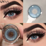 Color Contact Lenses For Eye Cosmetic Black Lens Makeup Beauty Green Eyes Contact Natural Brown Contact Eyes Makeup