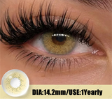Fashion Colorful Eyes Contacts Colored Contact Lenses Yearly Blue Gray Beauty Pupils Brown Makeup Eyes Lenses 2pcs/pair