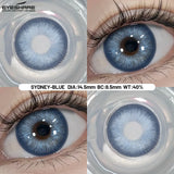 Big Eyes Color Contact Lenses Fashion Blue Colored Contact Lense Brown Softlenses Green Beauty Pupils Yearly Use