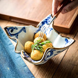 Delicate Snacks Creative Tableware Special Dessert Bowl Ceramic Dim Sum Bowl Japanese Shaped Bowl