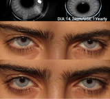 2Pcs Colored Contacts Lenses Natural Blue Gray Beauty Lenses Brown Makeup Lenses Green Eye Contact Yearly Soft Eye Lens