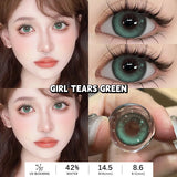 Colored Contact Lenses 14.5mm Natural Look Lenses  Women Beauty Colored Pupils Green Contact Lenses Blue Contact Lenses