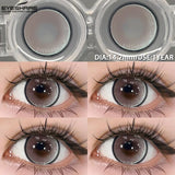 1pair Blue Contact Lenses For Eyes Korean Cute Lens Eye Makeup Pupil Brown Softlenses Women‘s color contact lenses