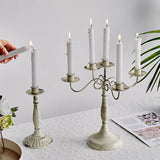 Nordic Style Metal Candle Holder Candlestick Centerpieces Road Lead Candelabra Centerpieces Wedding Christmas Decor Love Gift