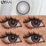 Daily Colored Contact Lenses Myopia 1 Day Disposable Colored Pupils Green Eye Contacts Gray Natural Fashion Lenses