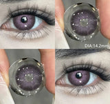 1 Pair Colored Contact Lenses for Eyes Blue Contacts Lenses Green Eye Contacts Beauty Cosmetics Gray Pupils Yearly Use