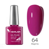 Nail Gel Polish 7.5ml HEMA/TPO FREE Red Sparkle Sequin Gel Nails Beautiful Semi Permanent Soak Off UV LED Gel Polish