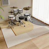 Musical Instrument Drum Set Carpet, Music Room Floor Mat, Soundproofing and Shock Absorption, Large Area Rug, Home Decoration, M