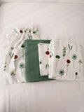 Country Sle Pure Cotton Bedding Set 4pcs Floral Print Duvet Cover Pillowcases eet Quilt Cover All Seasons Comforter Set