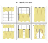 American Pastoral Style Checkered Pattern Ruffle Curtain Enclosure Kitchen Door Curtains Cafe Living Room Window Kitchen Decor