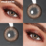 Color Contact Lenses Prescription Small Pupil Graduated Lens 1Pair Fashion Makeup Soft Color Contacts  Beauty Cosmetic