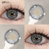 NEW Series Colored Contacts 2Pcs Green Contact Lenses Black/Brown/Blue Contacts Lens Yearly for Party Daily Makeup