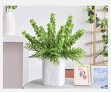 5Pcs/lot Faux 42 Heads Elephant Ear Leaf Plant Garde Wedding Decor Flower Arrangement Home Accessories Party Fake Green Plants