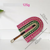 Seagrass Fan Braided Grass Woven Wall Hanging Straw Fan Decoration Vietnamese Fan Decor For Coastal Theme Cultural Enthusiasts